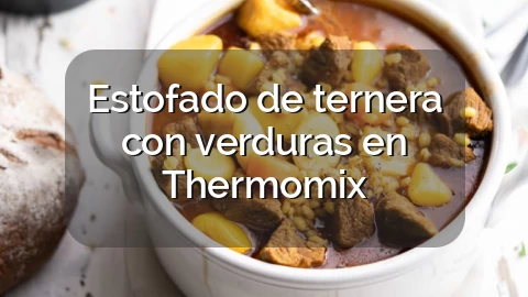 Estofado de ternera con verduras en Thermomix